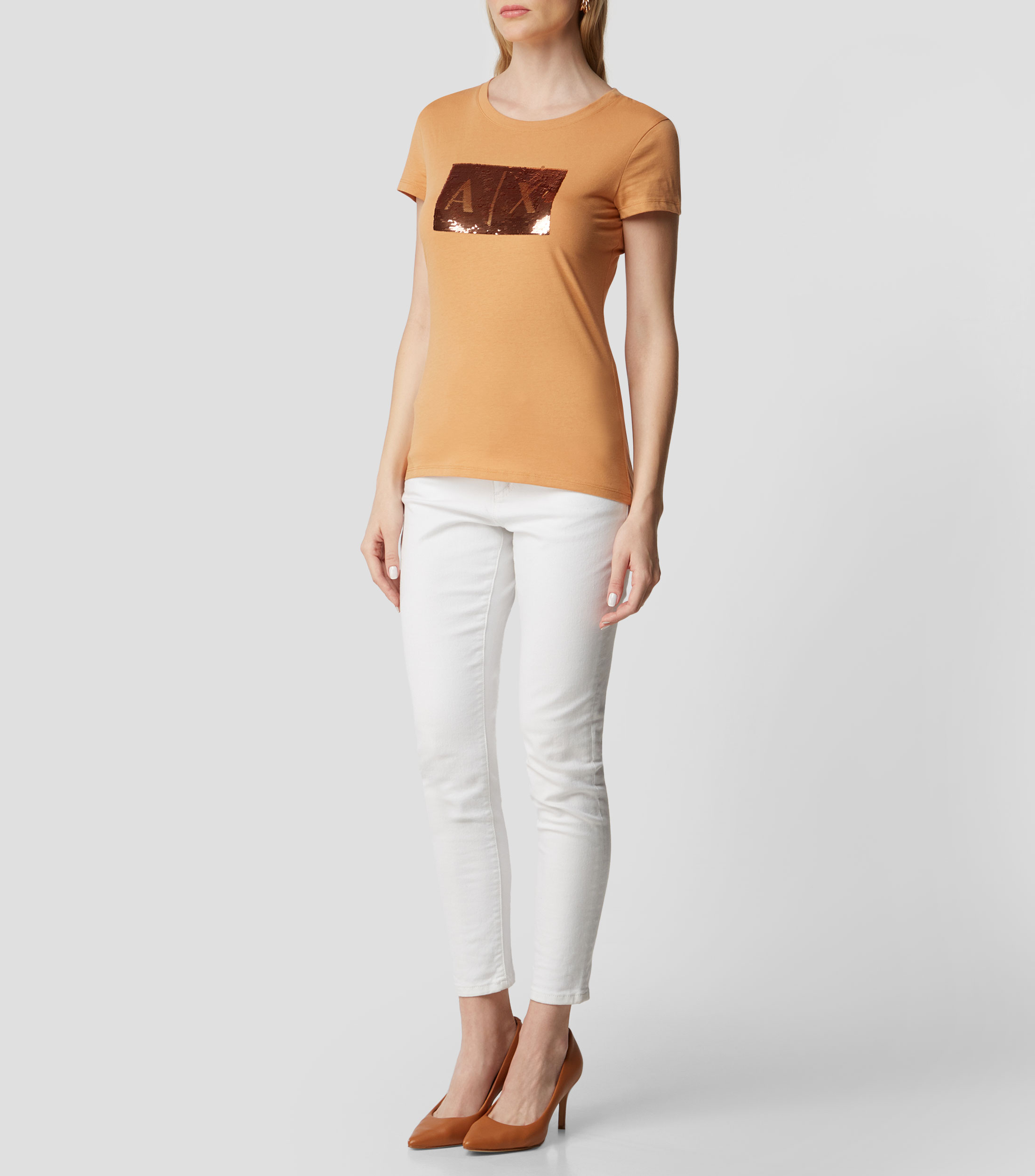 Playera Cuello Redondo Manga Corta Mujer